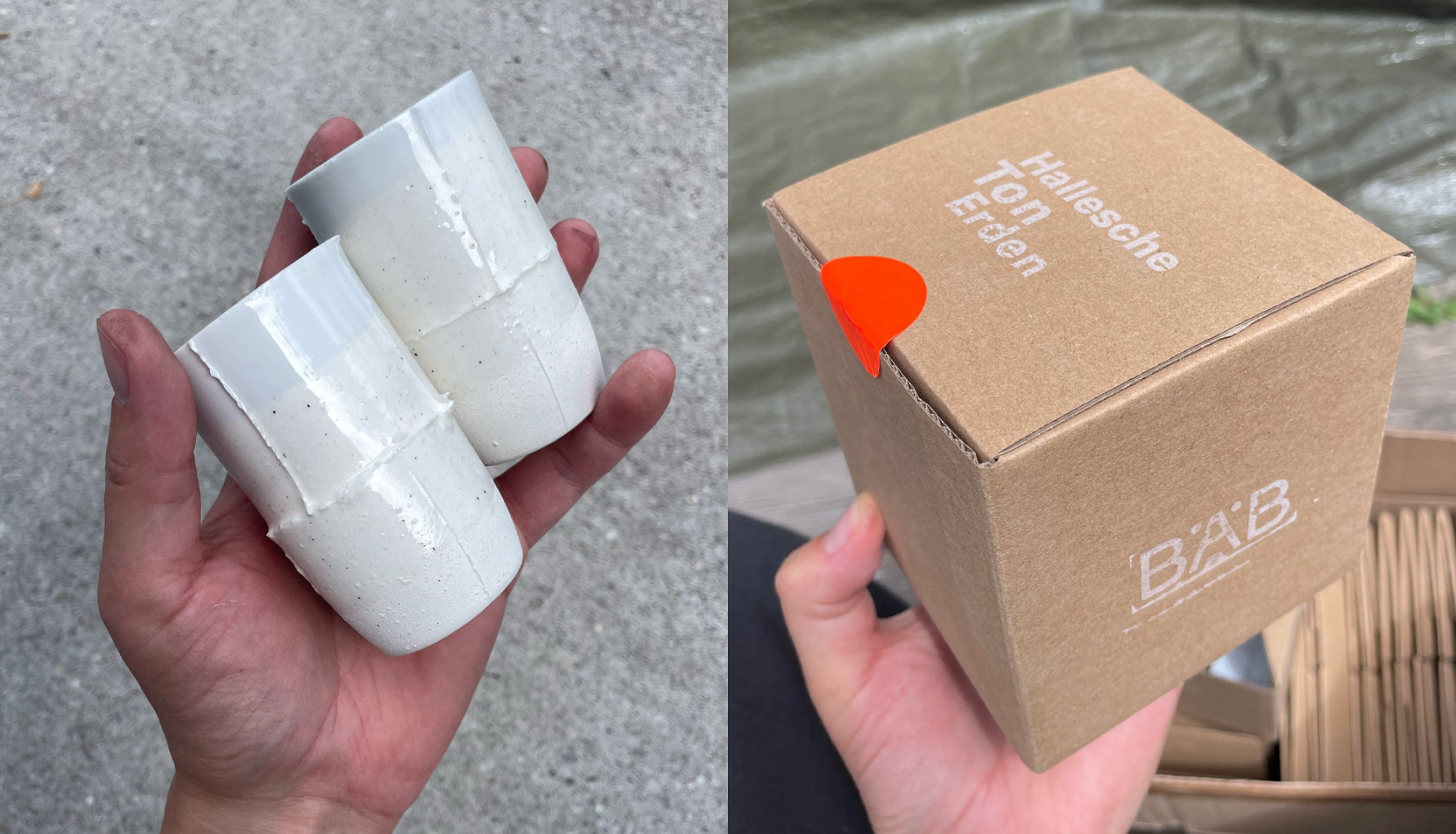 3_ Porzellan / glasiert Limitiert 2er-Set Studio BÄB